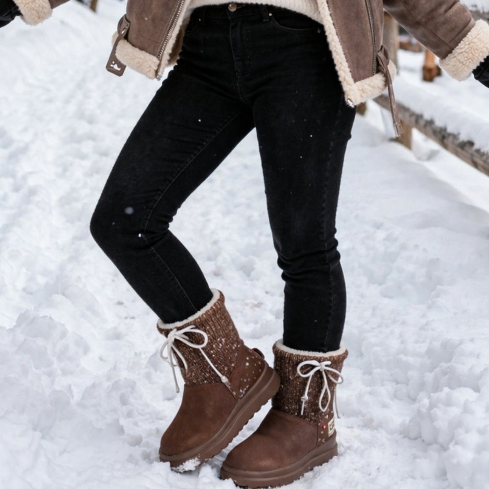 UGG Slouchy Brown Boots Size 5